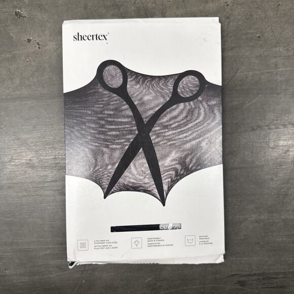 NEW Sheertex Control Top Super Sheer Rip Resist Shaper Black XS - Picture 1 of 3